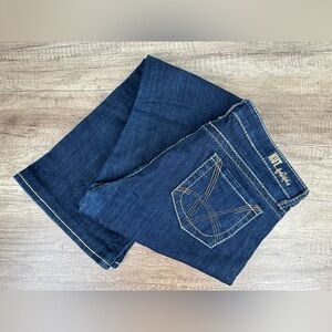 Kut from the Kloth women’s denim jeans, size 10, Farrah baby boot cut, EUC